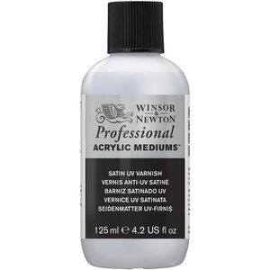 Satin UV Varnish / Satijn Vernis Professional Acrylic van Winsor & Newton 125 ml nr: 30931