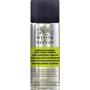 Universele Glans Vernis Spray van Winsor & Newton 400 ml Spray 988