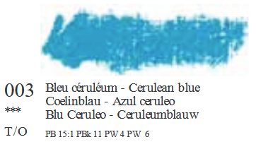 Hemelsblauw Sennelier Oliepastel (Klein) 5 ML Kleur 003