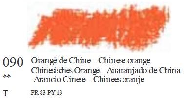 Chineesoranje Sennelier Oliepastel (Klein) 5 ML Kleur 090