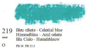 Hemelsblauw Sennelier Oliepastel (Klein) 5 ML Kleur 219
