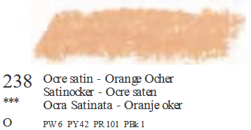 Satijn Oker Sennelier Oliepastel (Klein) 5 ML Kleur 238