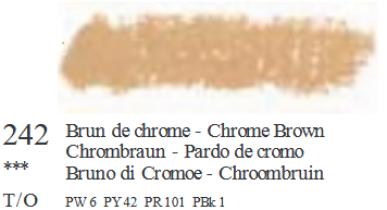 Bruin Chroom Sennelier Oliepastel (Klein) 5 ML Kleur 242