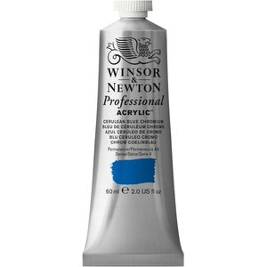 Cerulean Blue Chromium Professional Acrylic Winsor & Newton 60 ml Kleur 130