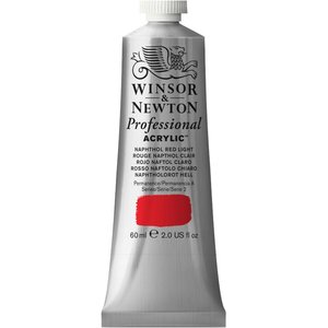 Naphthol Red Light Professional Acrylic Winsor & Newton 60 ml Kleur 421