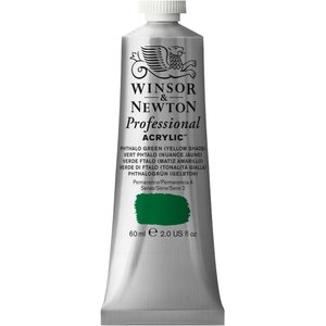 Phthalo Green [Yellow Shade] Professional Acrylic Winsor & Newton 60 ml Kleur 521