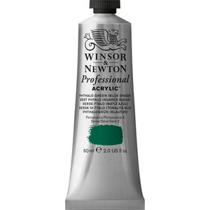 Phthalo Green [Blue Shade] Professional Acrylic Winsor & Newton 60 ml Kleur 522