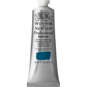 Phthalo Turquoise Professional Acrylic Winsor & Newton 60 ml Kleur 526
