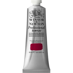 Quinacridone Magenta Professional Acrylic Winsor & Newton 60 ml Kleur 545