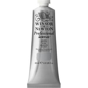 Silver Professional Acrylic Winsor & Newton 60 ml Kleur 617