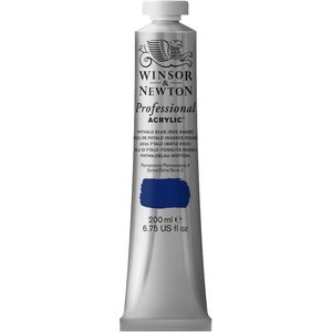 Blue [Red Shade] Professional Acrylic Winsor & Newton 200 ml Kleur 514