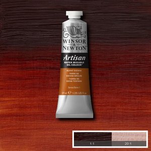 Burnt Sienna (S1) Artisan Watervermengbare olieverf 37 ml Kleur 074