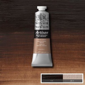 Burnt Umber (S1) Artisan Watervermengbare olieverf 37 ml Kleur 076