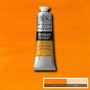 Cadmium Yellow Deep Hue (S1) Artisan Watervermengbare olieverf 37 ml Kleur 115