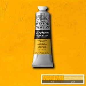 Cadmium Yellow Medium (S2) Artisan Watervermengbare olieverf 37 ml Kleur 116