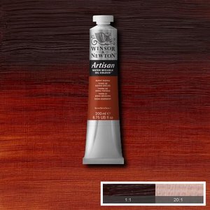 Burnt Sienna (S1) Artisan Watervermengbare olieverf 200 ml Kleur 074