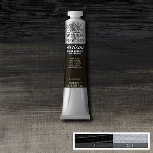 Ivory Black (S1) Artisan Watervermengbare olieverf 200 ml Kleur 331