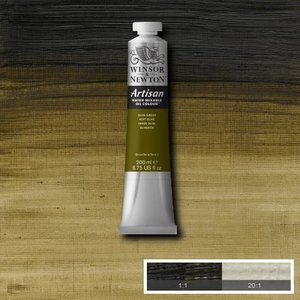 Olive Green (S1) Artisan Watervermengbare olieverf 200 ml Kleur 447