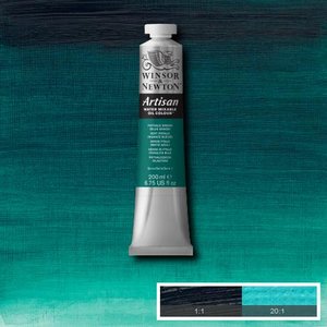 Phthalo Green (Blue Shade) (S1) Artisan Watervermengbare olieverf 200 ml Kleur 522