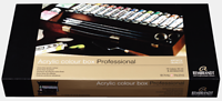 15 x 40 ML Rembrandt Acrylverf Talens Schilderkist Professional Set + accessoires