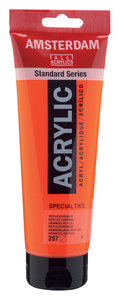 Tube Reflexoranje Amsterdam Standard Series Specialties Acrylverf 250 ML Kleur 257