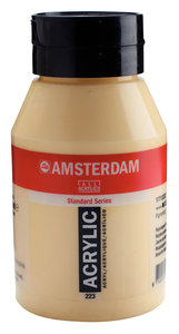 Napelsgeel Donker Amsterdam Standard Series Acrylverf (1 liter) 1000 ML Kleur 223