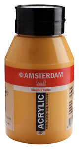 Gele Oker Amsterdam Standard Series Acrylverf (1 liter) 1000 ML Kleur 227