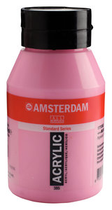 Quinacridone Rose Licht Amsterdam Standard Series Acrylverf (1 liter) 1000 ML Kleur 385