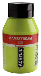 Geelgroen Amsterdam Standard Series Acrylverf (1 liter) 1000 ML Kleur 617