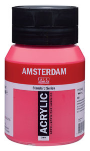 Permanentrood Purper Amsterdam Standard Series Acrylverf 500 ML Kleur 348