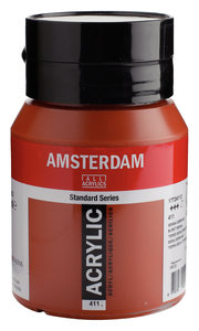 Sienna Gebrand Amsterdam Standard Series Acrylverf 500 ML Kleur 411