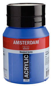 Kobaltblauw (Ultram.) Amsterdam Standard Series Acrylverf 500 ML Kleur 512