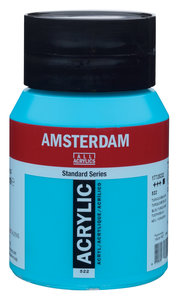 Turkooisblauw Amsterdam Standard Series Acrylverf 500 ML Kleur 522