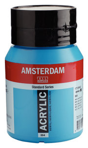 Briljantblauw Amsterdam Standard Series Acrylverf 500 ML Kleur 564