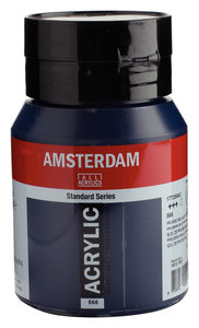 Pruisischblauw (Phtalo) Amsterdam Standard Series Acrylverf 500 ML Kleur 566