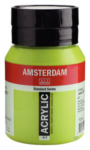 Geelgroen Amsterdam Standard Series Acrylverf 500 ML Kleur 617