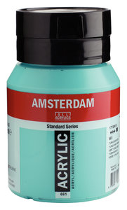 Turkooisgroen Amsterdam Standard Series Acrylverf 500 ML Kleur 661