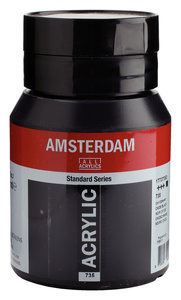 Oxydzwart Amsterdam Standard Series Acrylverf 500 ML Kleur 735