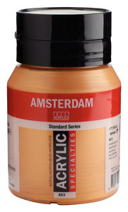 Donkergoud Amsterdam Standard Series Specialties Acrylverf 500 ML Kleur 803