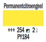 Permanentcitroengeel Cobra Artist watermengbare olieverf 150 ML (S 2) Kleur 254