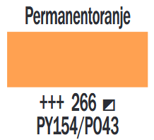 Permanentoranje Cobra Study Watermengbare Olieverf 40 ML (S 1) Kleur 266