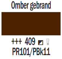 Omber Gebrand Cobra Study Watermengbare Olieverf 200 ML (S 1) Kleur 409