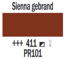 Sienna Gebrand Cobra Study Watermengbare Olieverf 40 ML (S 1) Kleur 411