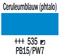 Ceruleumblauw (Phtalo) Cobra Study Watermengbare Olieverf 40 ML (S 1) Kleur 535