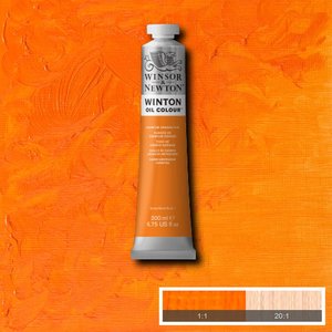 Cadmium Orange Hue Winton Olieverf van Winsor & Newton 200 ML Kleur 090