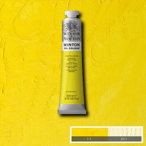 Lemon Yellow Hue Winton Olieverf van Winsor & Newton 200 ML Kleur 346