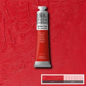 Vermilion Hue Winton Olieverf van Winsor & Newton 200 ML Kleur 682