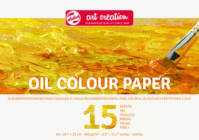 Art Creation Olieverfpapier 15 vellen 300 gram A4