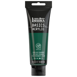 Deep Green Permanent Basics Acrylverf van Liquitex 118 ml Kleur 350