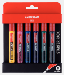 Amsterdam Acrylverf Marker Talens Basisset 6 X 4 MM